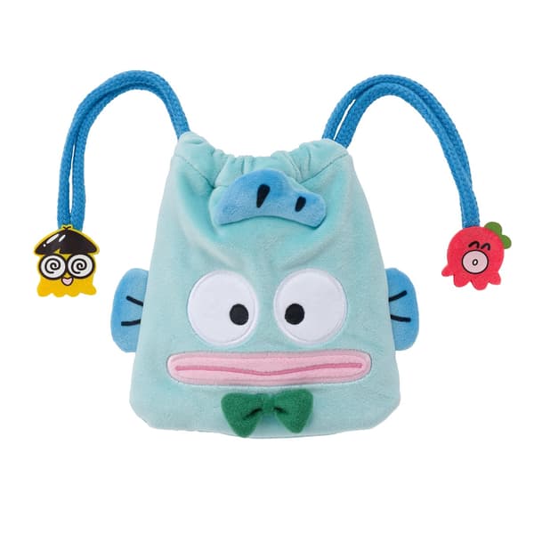 HANGYODON die-cut drawstring pouch