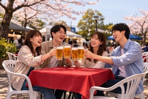 花园椅啤酒花园区