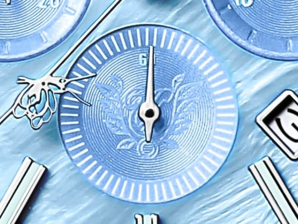School crest engraved with fine etching