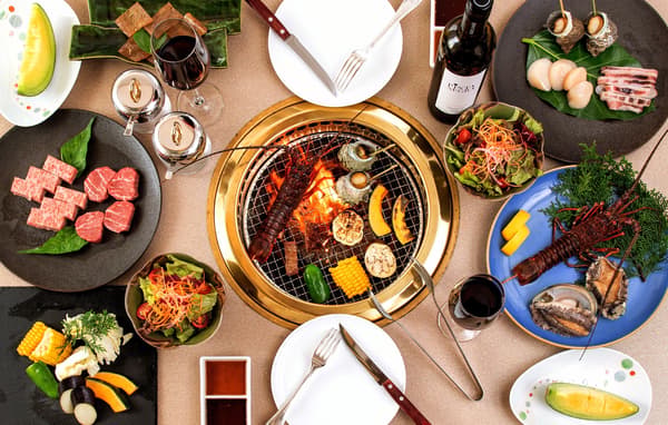 리베라 레스토랑의 BBQ