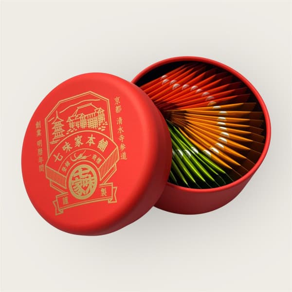 七味、山椒和一味豆袋組合