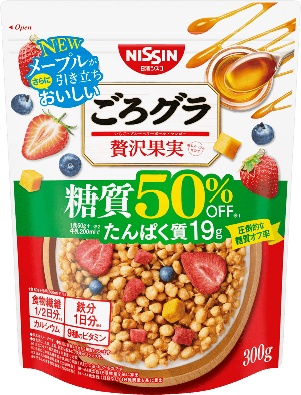 ごろグラ 减糖50% 浓郁水果