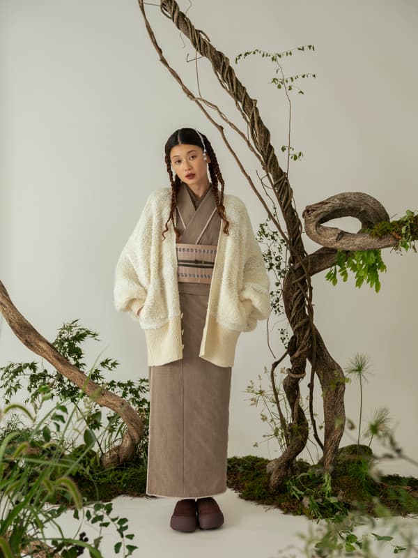 片贝绵 松烟 柿涩