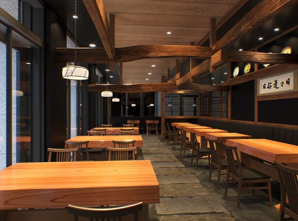 Sumiyaki Unafuji Yodoyabashi Location Interior