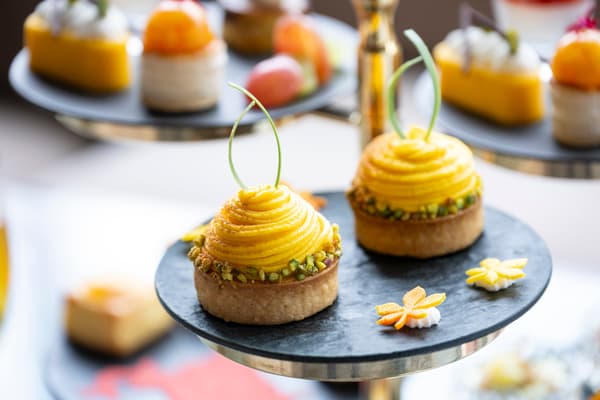 Main plate: Pumpkin Mont Blanc