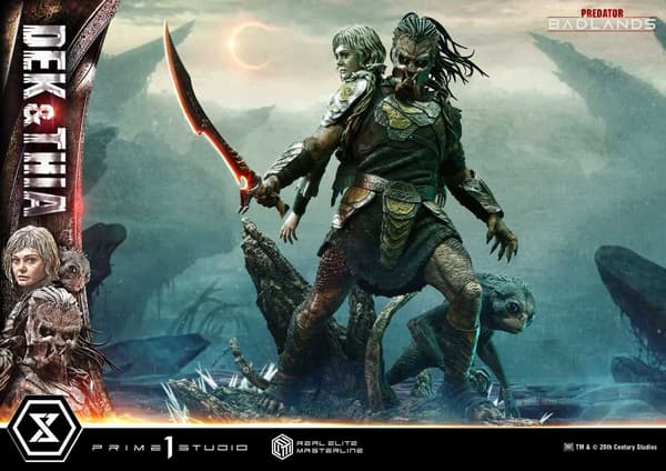 รูปปั้น Dek และ Thia จาก Predator Badlands