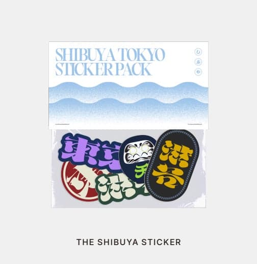 THE SHIBUYA STICKER