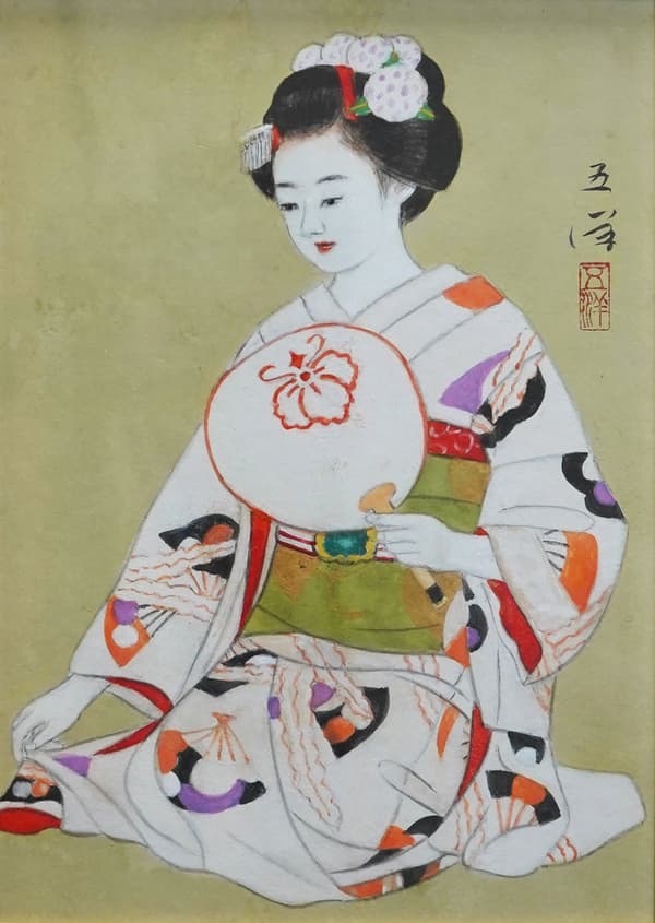 大竹五洋作品《舞妓》