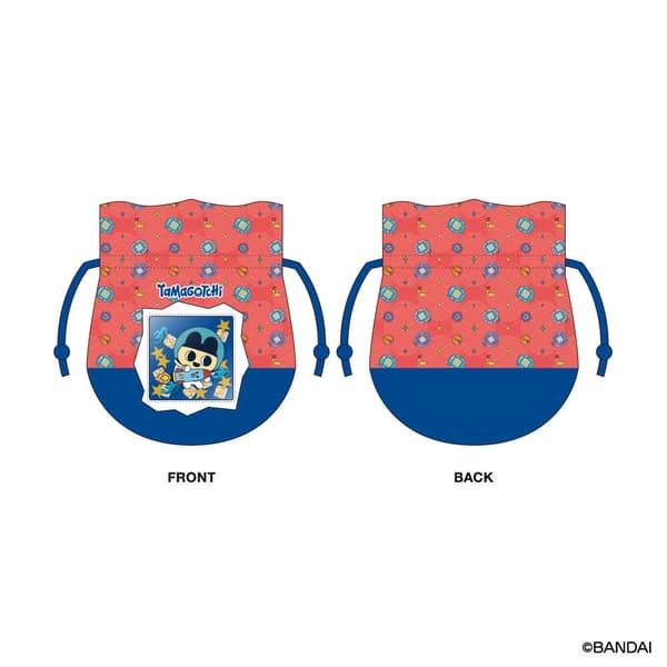 Tamagotchi Shakashaka Drawstring Pouch