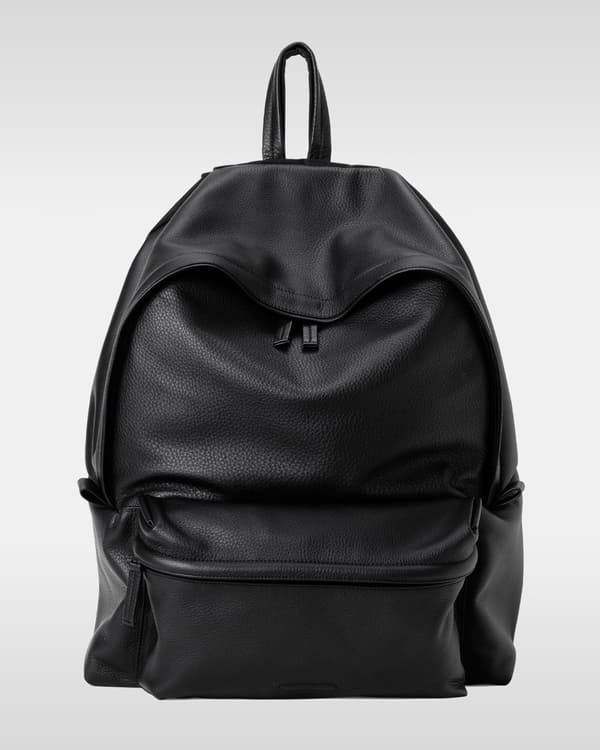 灰色大号 Essential Leather Daypack