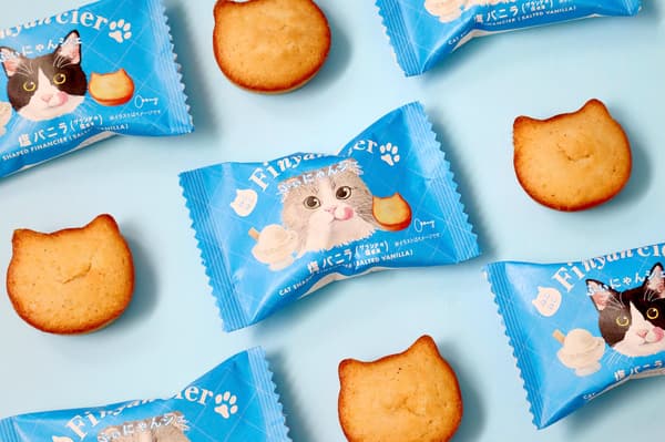 Neko Neko 鹽味焦糖奶油夾心餅乾特寫
