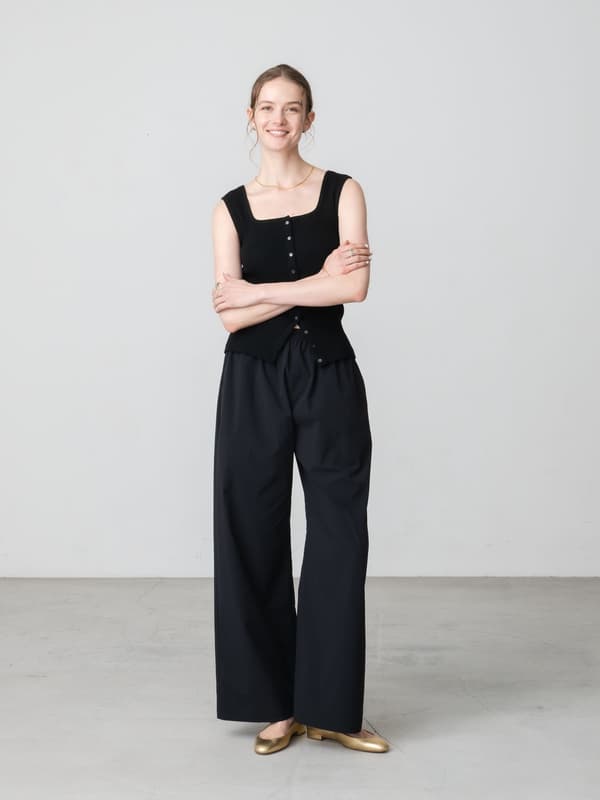 CABANABASH Pantalones rectos en blanco