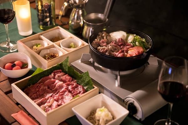 Ingredientes locales utilizados en el menú de la cena
