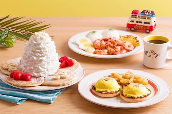 煎饼和夏威夷当地美食