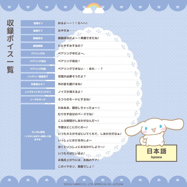 酷洛米特別語音