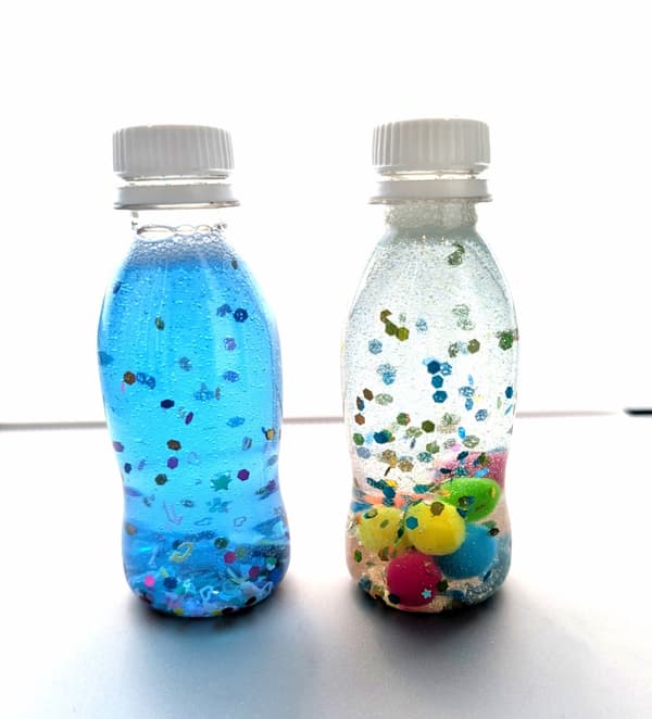 Sensory bottle making at Postal Museum Japan