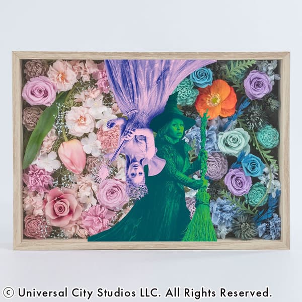 雙女巫裱框藝術品正面圖