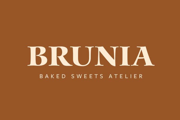 BRUNIA baked sweets lineup