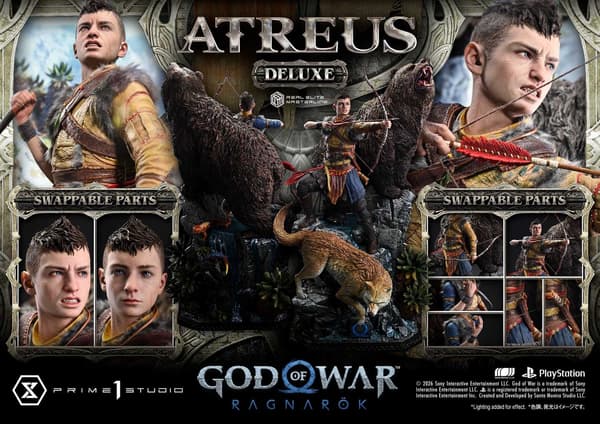 Atreus statue product overview shot