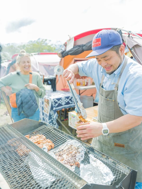 북알프스의 봄 풍경