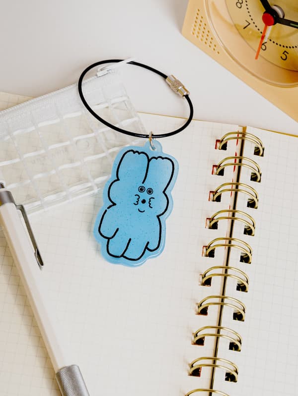 Re Acryl Pokkoshi Keychain material close-up