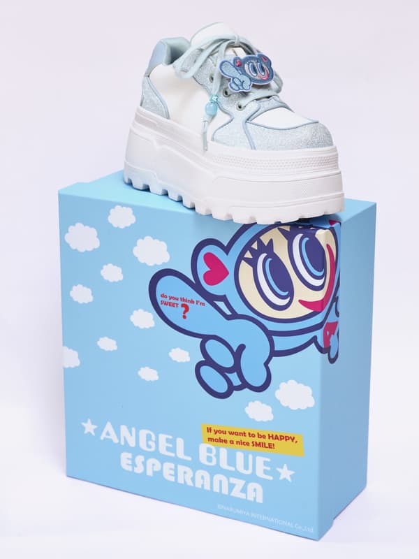 Sneakers Platform Kolaborasi Angel Blue Nakamura-kun