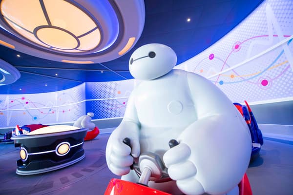 Baymax's Happy Ride special version at Tokyo Disneyland