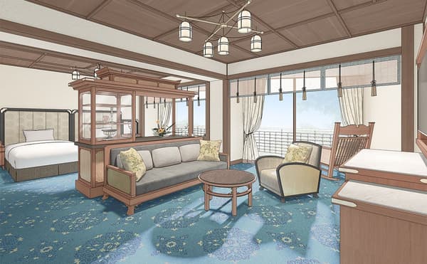 西翼皇冠套房（67.5平方米）——艺术家印象图