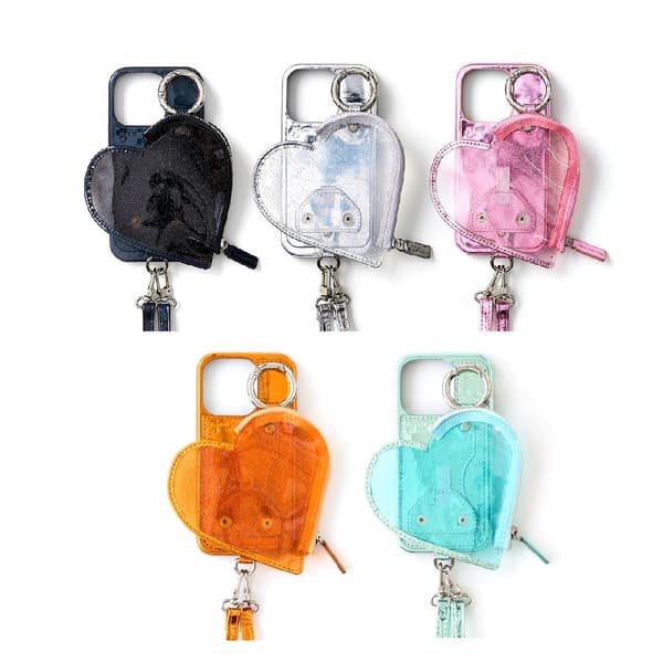 PVC 心形手机壳展示 1