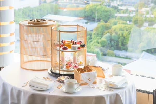 客房内的国会大厦下午茶