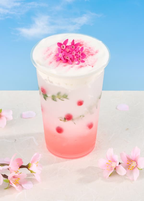 樱花水滴饮品