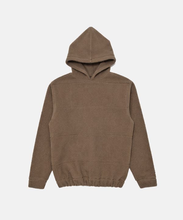 Gramicci & ALWAYTH FLEECE HOODIE (Brown)