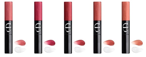 Rouge Dior Sequin Liquid Duo, 954 Cinnamon, 962 Candy Cane, 966 Red Velvet, 973 Sweet Spice, 980 Gingerbread