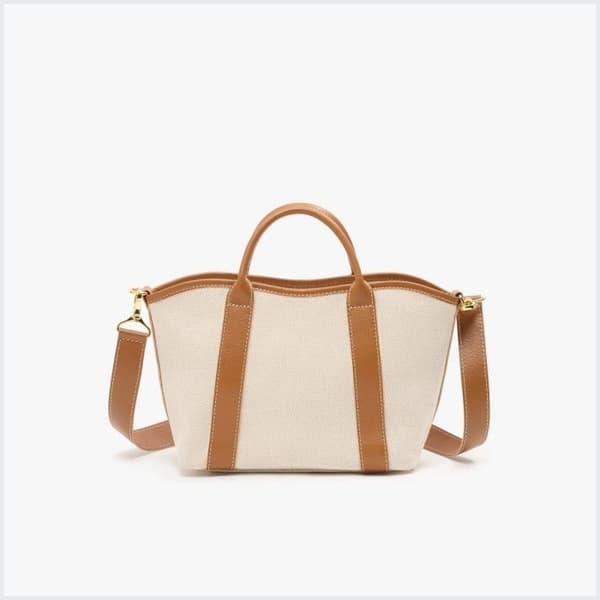 MY STYLE BAGS canvas and leather bag at Hankyu Umeda
