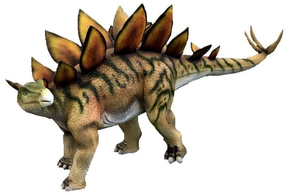 A 5-meter-long Stegosaurus robot