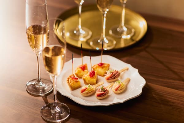 迎賓飲品和手指食物