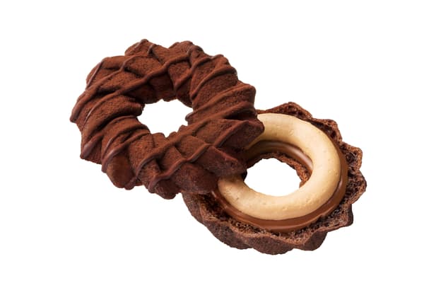 新鮮巧克力法式焦糖果仁糖 特寫