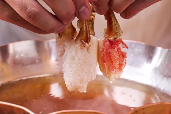 Shabu-shabu de pinza de cangrejo Zuwai