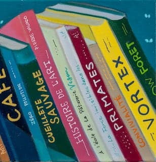 Étagère de Livres de Café (panel 2)