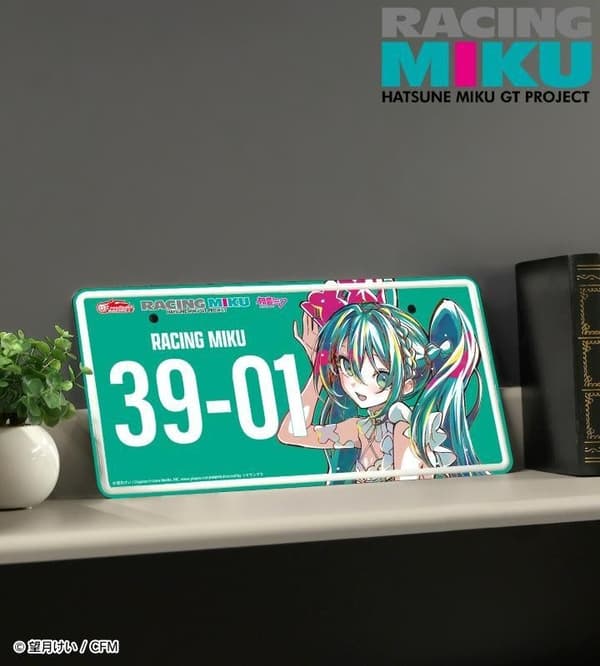 赛车未来2025 Ver. Ani-Art牌照风格铝板（背面）