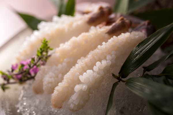 Taiza crab, served during the winter season