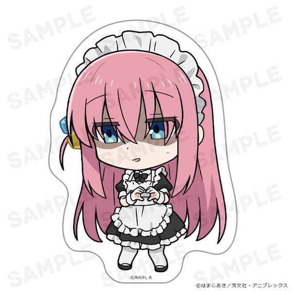 봇치 더 록! 다이컷 스티커 - 고토 히토리 메이드 ver.