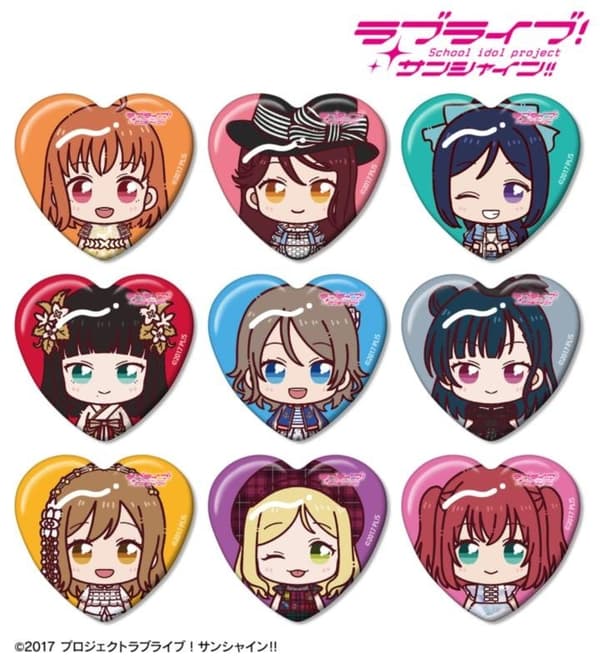 Insignia en forma de corazón 