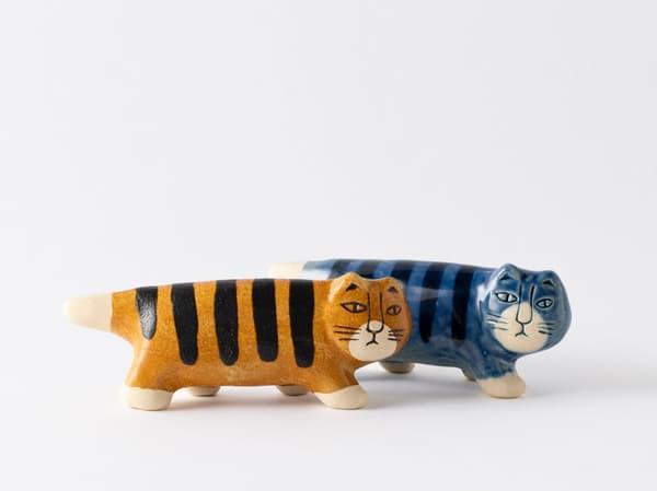 两只装的信乐烧猫咪及礼盒