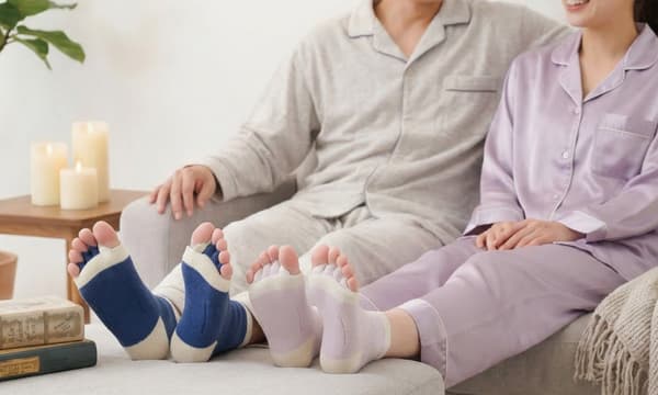 ถุงเท้าสำหรับทุกเพศเพื่อการผ่อนคลายที่บ้านอย่างง่ายดาย
