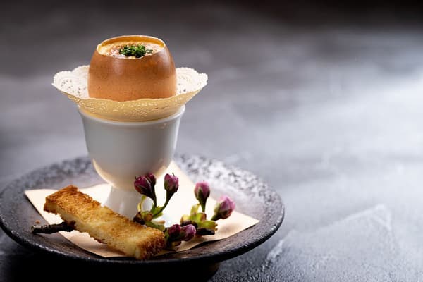 开胃小点：金谷烟熏蛋