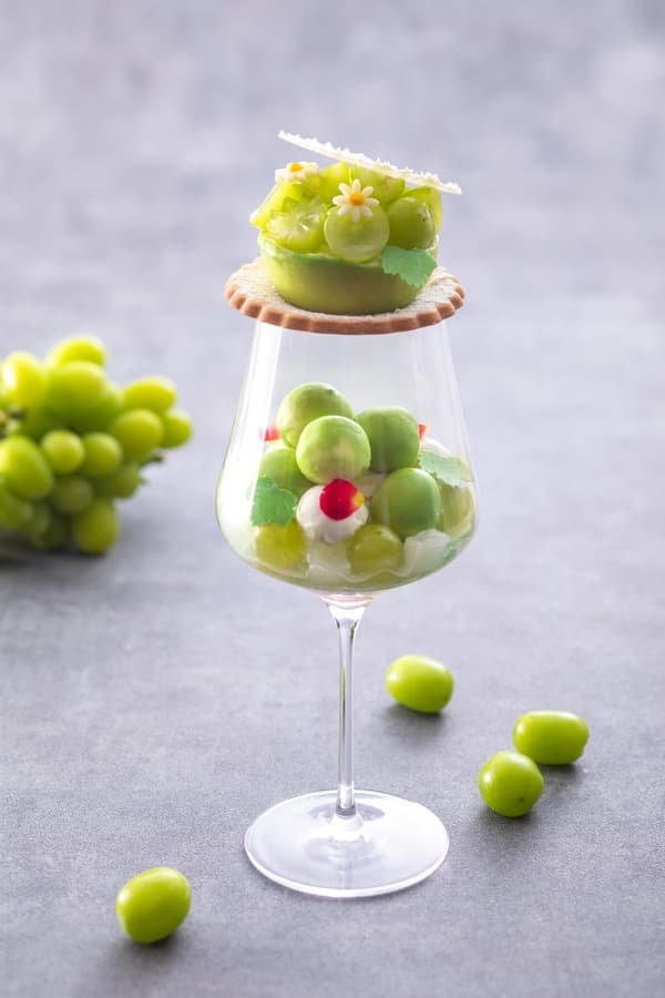Glass in Shine Muscat Parfait