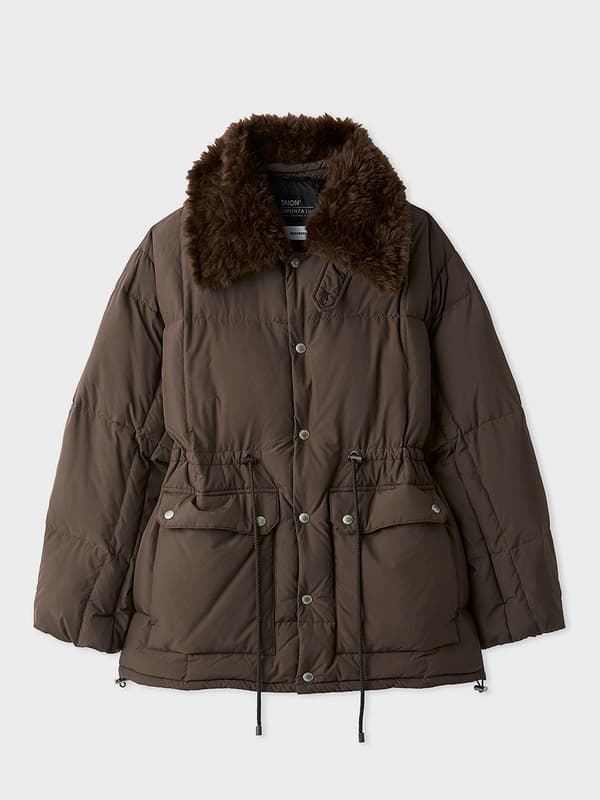 TAION x MIESROHE water-repellent down jacket, second view