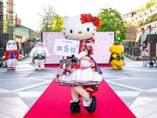 Hello Kitty in 5th place
