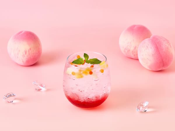 Peach Tea Soda — ¥1,100 (tax included)